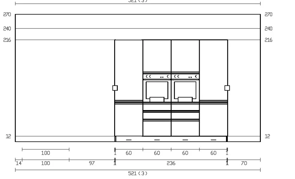 Discount Cucina moderna con isola Positano a prezzo ribassato Cucine Ad Isola|Cucine Moderne