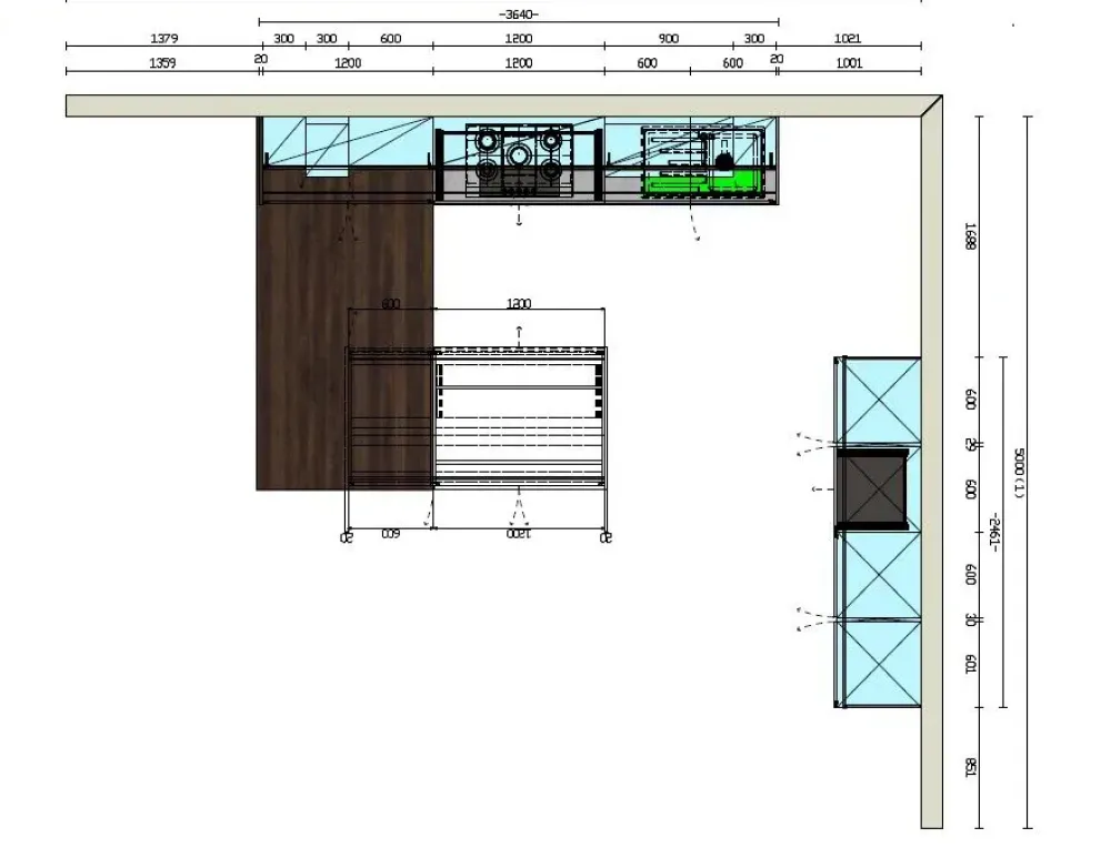 Arredo3 Cucina moderna con isola Round 5 a prezzo ribassato- Cucine Ad Isola|Cucine Moderne