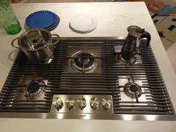 Cucina moderna con penisola Mènta a prezzo scontato^Binova Online