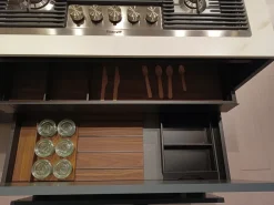 Cucina moderna con penisola Mènta a prezzo scontato^Binova Online