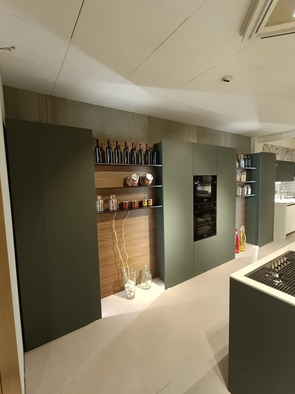 Cucina moderna con penisola Mènta a prezzo scontato^Binova Online