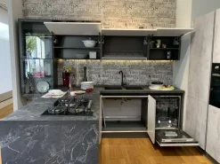 Outlet Cucina moderna con penisola Gaia oceano a prezzo scontato Cucine Con Penisola|Cucine Moderne