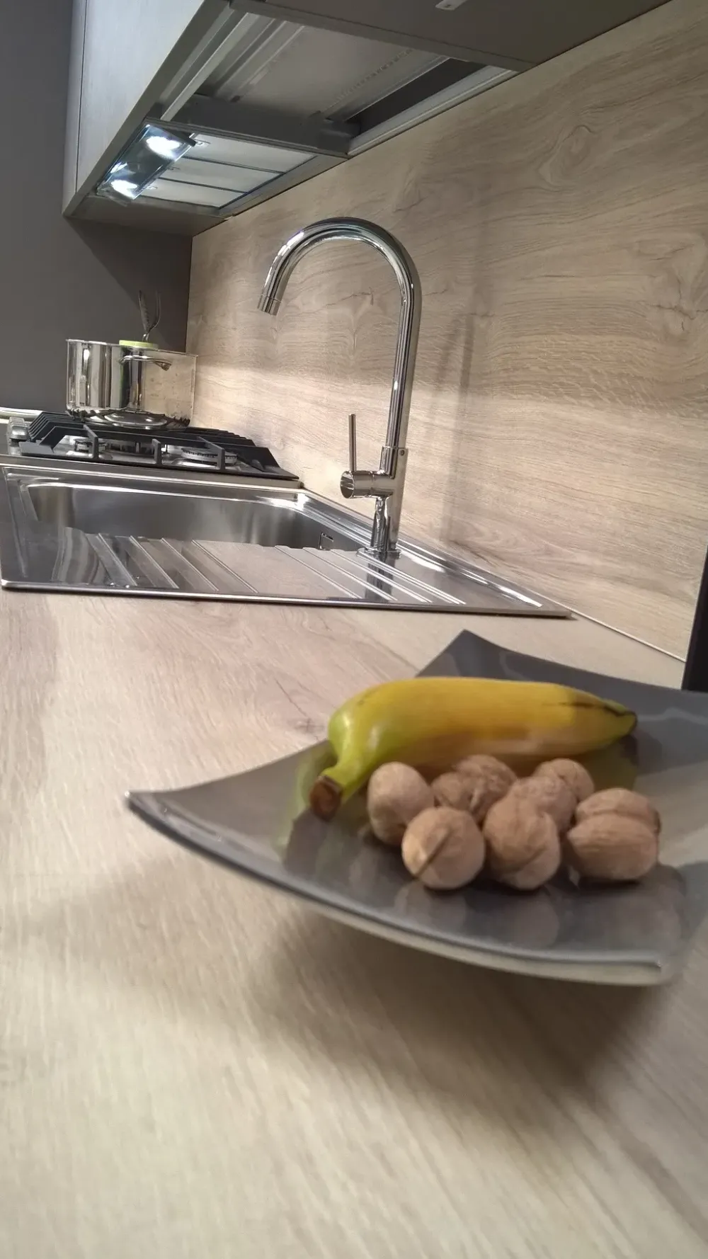 Ar-Tre Cucina moderna grigio lineare Cemento scontata- Cucine Lineari|Cucine Moderne