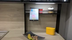 Ar-Tre Cucina moderna grigio lineare Cemento scontata- Cucine Lineari|Cucine Moderne