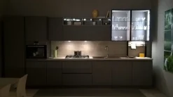 Ar-Tre Cucina moderna grigio lineare Cemento scontata- Cucine Lineari|Cucine Moderne