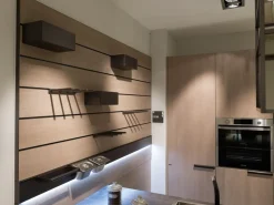 Clearance Cucina moderna grigio con penisola Mia scontata Cucine Con Penisola|Cucine Moderne