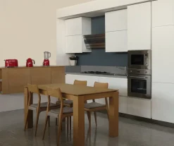 Artigianale Cucina moderna lineare U823 sonia a prezzo scontato- Cucine Lineari|Cucine Moderne