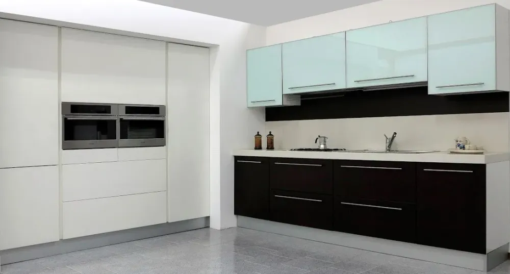 Artigianale Cucina moderna lineare U822 sonia a prezzo ribassato- Cucine Lineari|Cucine Moderne