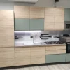 Sale Cucina moderna lineare Cucina new kelly 330 grigio e salvia a prezzo scontato Cucine Lineari|Cucine Moderne