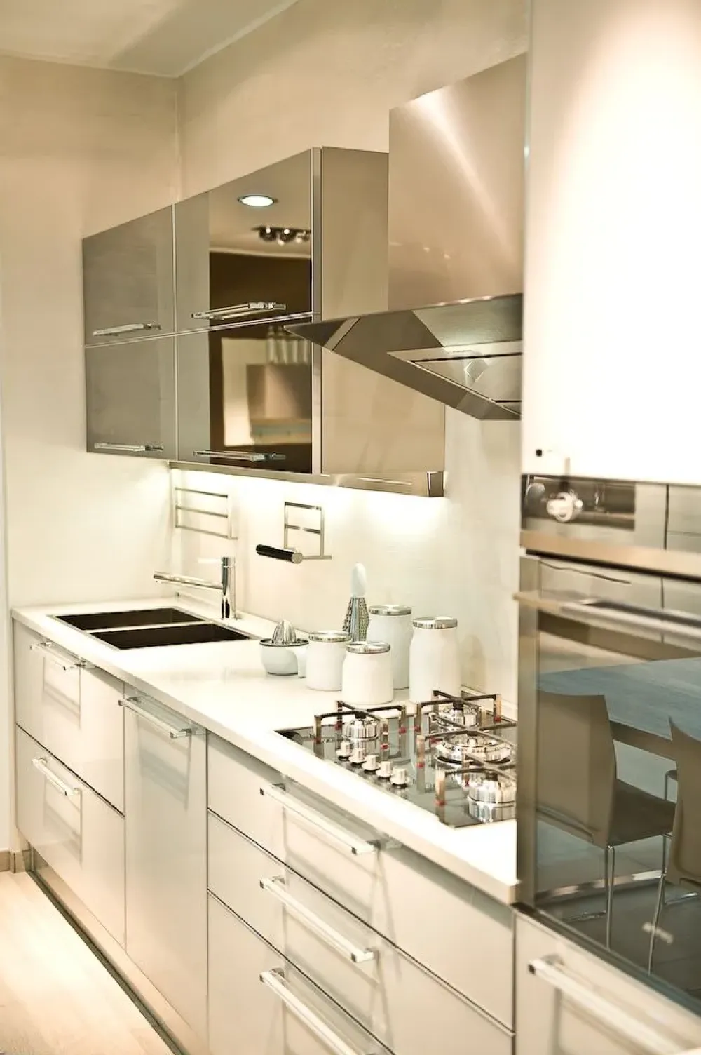 Cucina moderna lineare Diamante a prezzo ribassato^Veneta Cucine Outlet