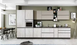 Evo Cucine Cucina moderna lineare Emily 01 a prezzo ribassato- Cucine Lineari|Cucine Moderne