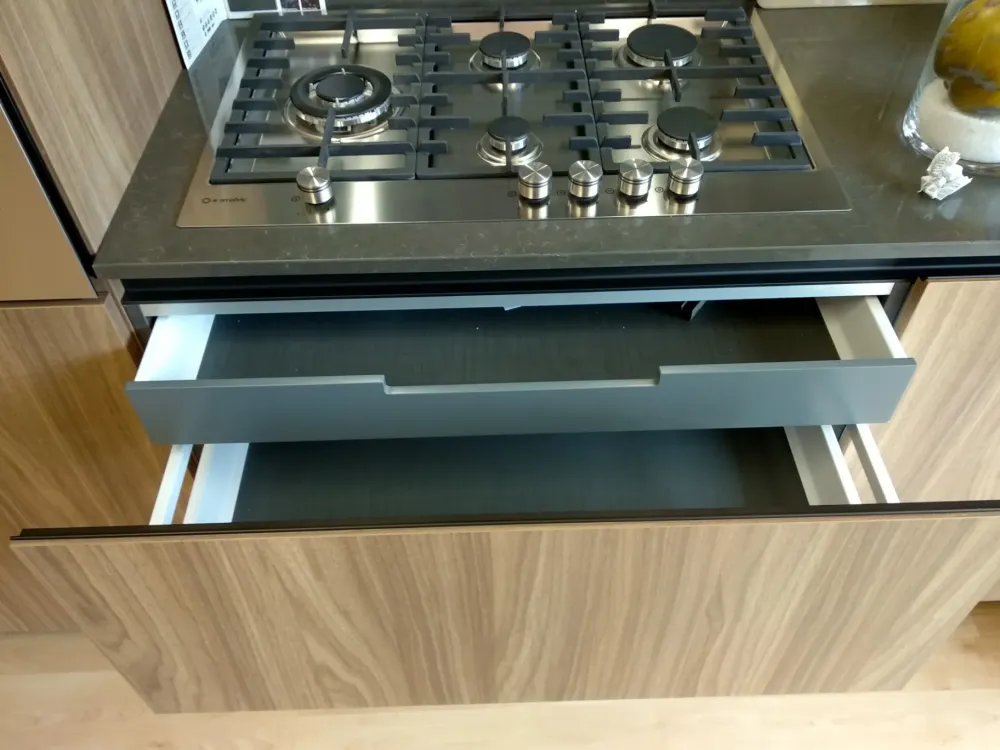 Miton Cucina moderna lineare Cucina con gole a prezzo ribassato- Cucine Lineari|Cucine Moderne