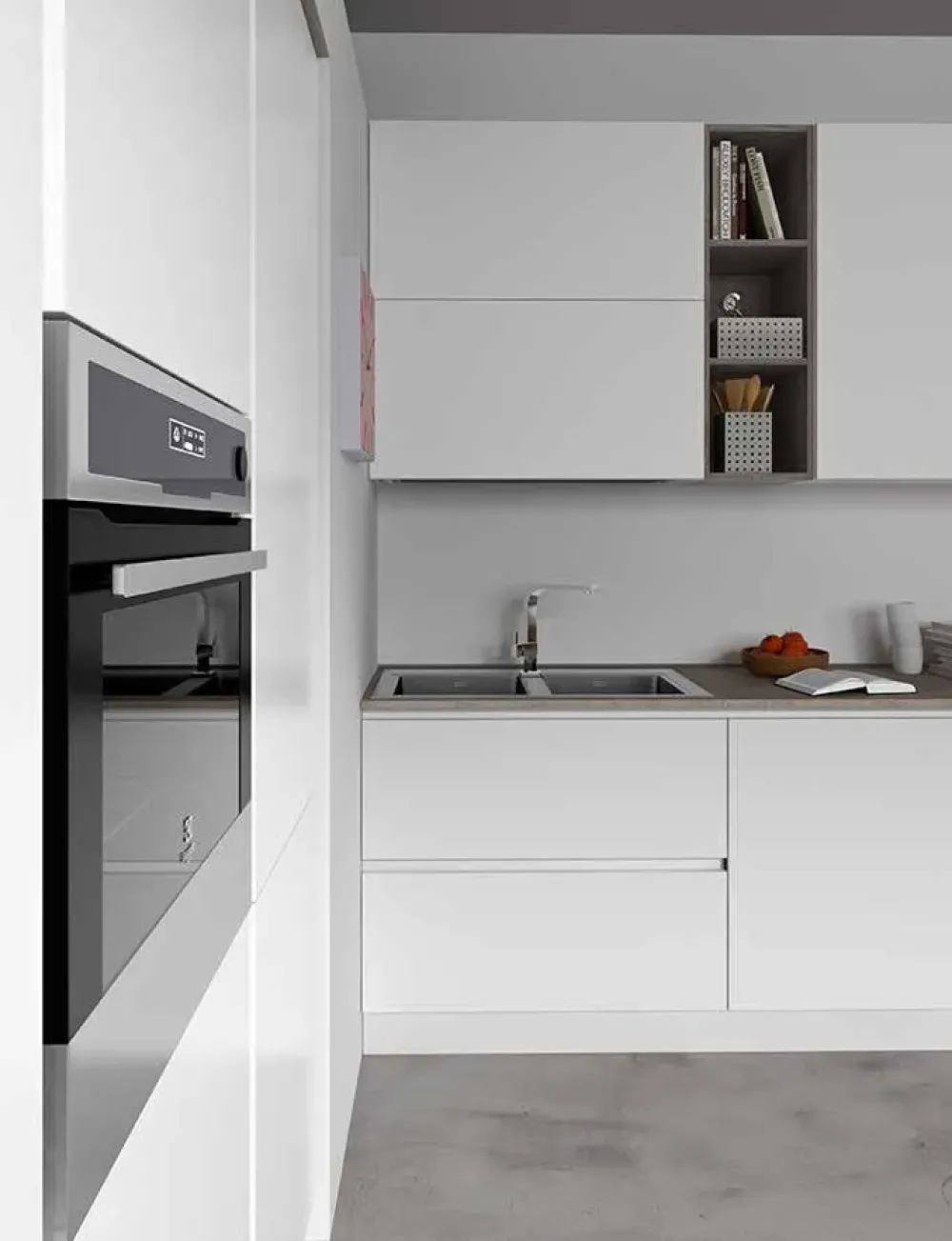 New Cucina moderna lineare Seta 3 a prezzo ribassato Cucine Lineari|Cucine Moderne