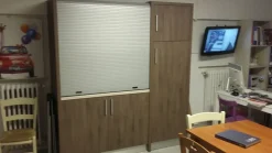 Artigianale Cucina moderna noce lineare Cucina 109-k in offerta- Cucine Lineari|Cucine Moderne