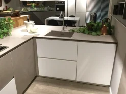 Cucina Monoliti design tortora ad angolo scontata 55%^Meson's Cucine Hot