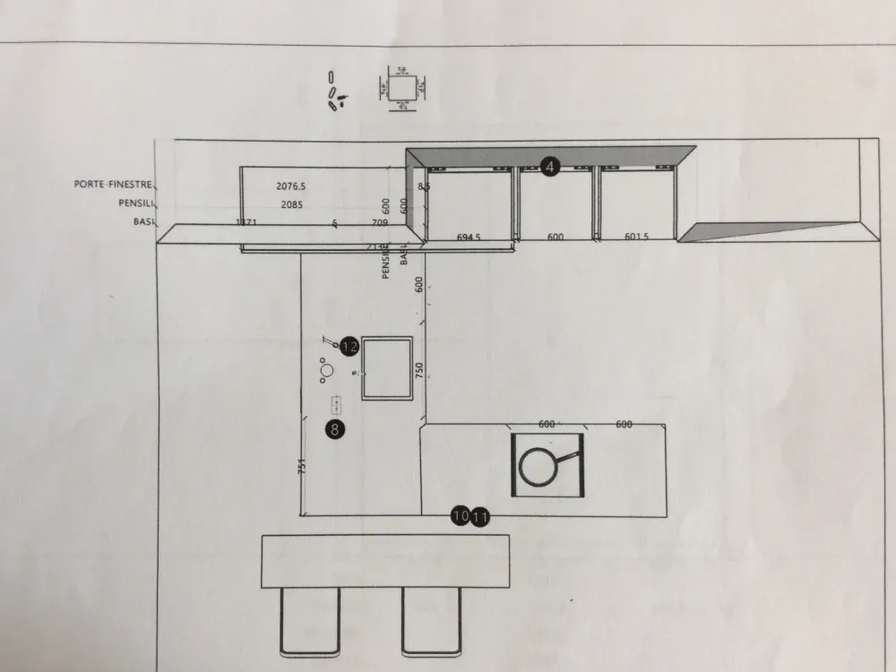 Cucina Monoliti design tortora ad angolo scontata 55%^Meson's Cucine Hot