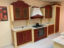 Arrex Cucina Morgana  classica rossa ad isola- Cucine Ad Isola