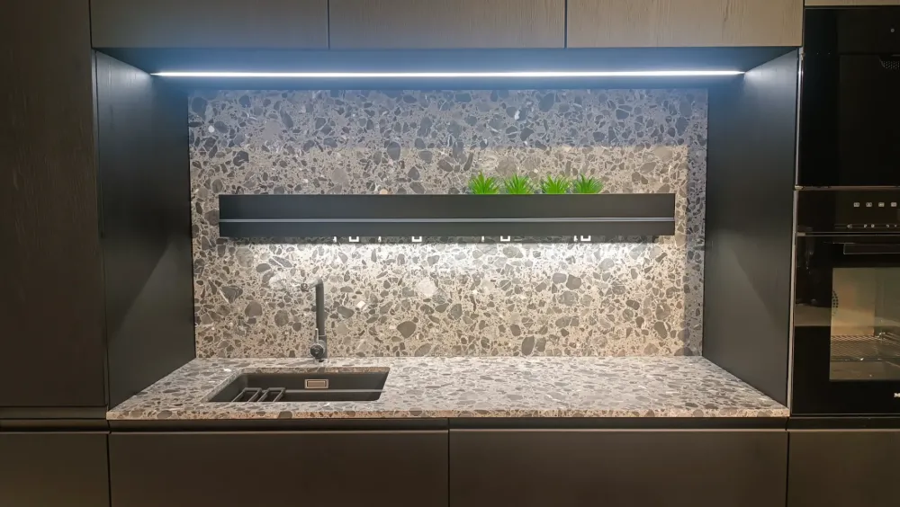 Cucina N elle e inside moderna altri colori con penisola scontata 50%^Cesar Outlet