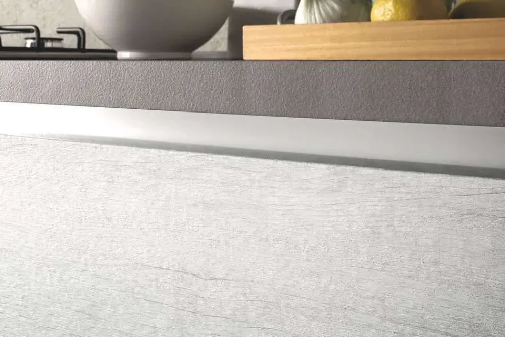 Clearance Cucina design lineare bianca in polimerico opaco Delizia Cucine Lineari|Cucine Design