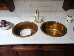 Cucina noce classica ad angolo La cascina^Frame Online