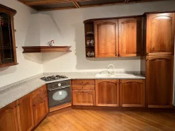 Online Cucina noce classica ad angolo Regina Cucine Ad Angolo