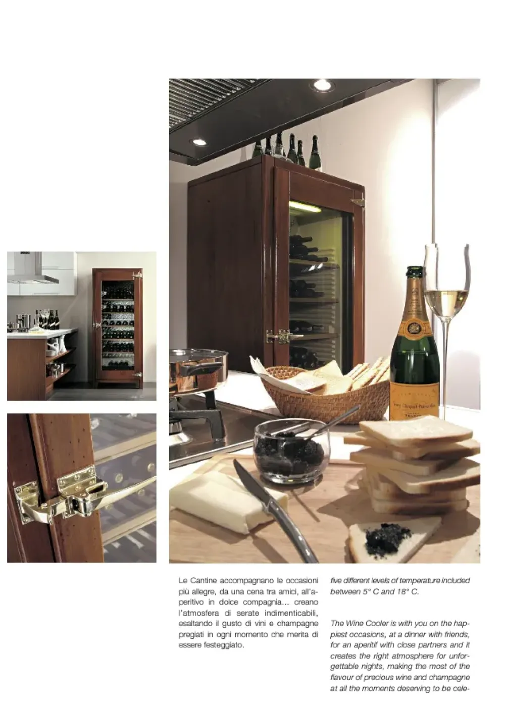 Parlani Cucina noce country lineare Cantina montefalco in Offerta Outlet- Cucine Lineari|Cucine Country
