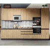Cucina noce design lineare Era 240 in Offerta Outlet^Net Cucine Clearance