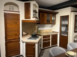 Cucina noce in muratura ad angolo Ger a soli 11000 Euro^Giaconi & Raponi Online