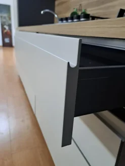 Net Cucine Cucina noce moderna lineare Kelly330- Cucine Lineari|Cucine Moderne