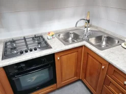 Cucina Orchidea ad angolo con uno sconto imperdibile^Antares Outlet