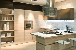 Veneta Cucine Cucina Oyster  di in Offerta Outlet -50%- Cucine Con Penisola|Cucine Moderne