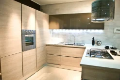 Veneta Cucine Cucina Oyster  di in Offerta Outlet -50%- Cucine Con Penisola|Cucine Moderne