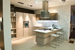 Veneta Cucine Cucina Oyster  di in Offerta Outlet -50%- Cucine Con Penisola|Cucine Moderne