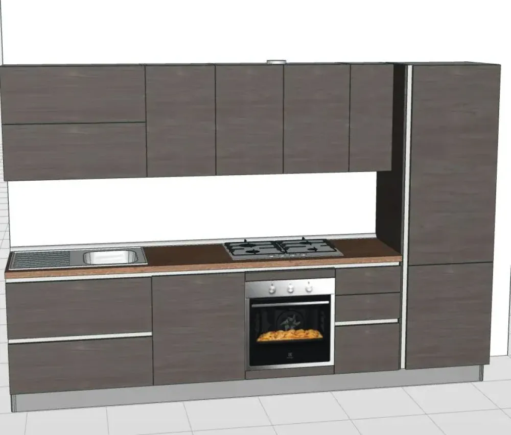Giannei Cucina Patrizia di scontata -50%- Cucine Lineari|Cucine Moderne