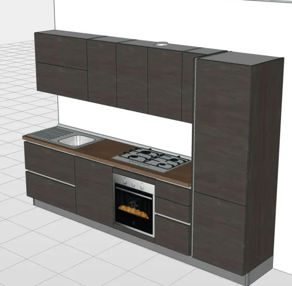 Giannei Cucina Patrizia di scontata -50%- Cucine Lineari|Cucine Moderne