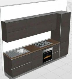 Giannei Cucina Patrizia di scontata -50%- Cucine Lineari|Cucine Moderne