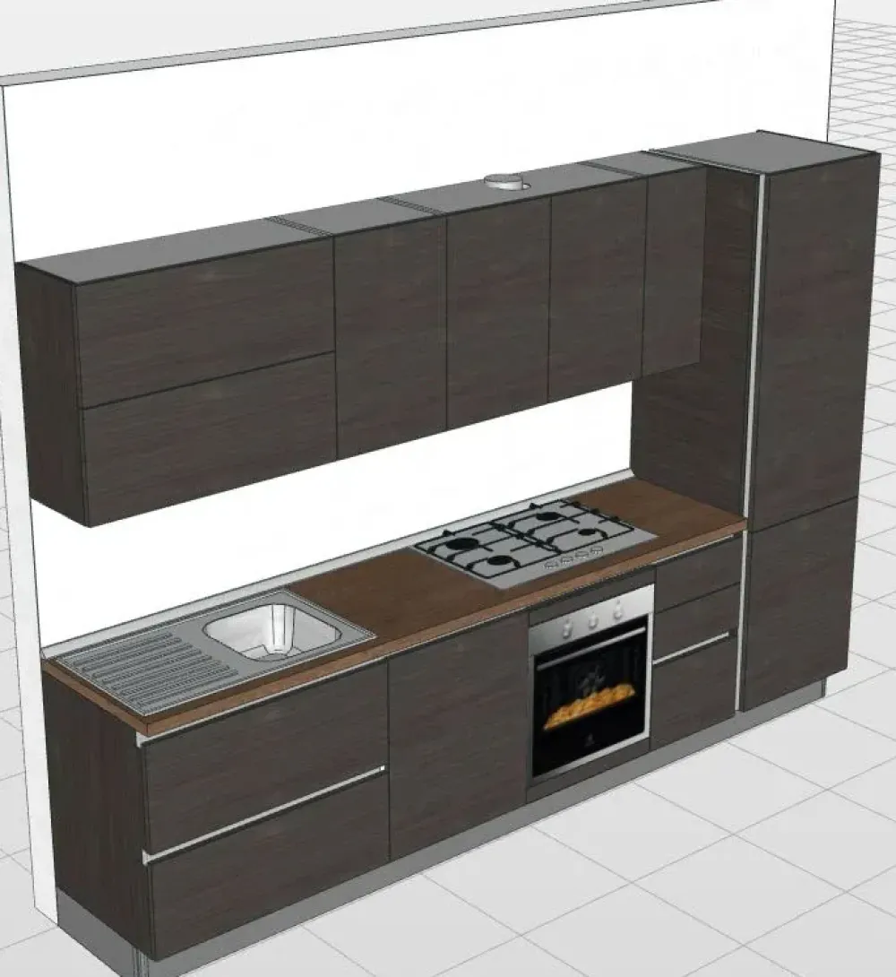 Giannei Cucina Patrizia di scontata -50%- Cucine Lineari|Cucine Moderne