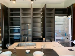 Cucina moderna con penisola altri colori in laccata opaco Phoenix^Poliform New