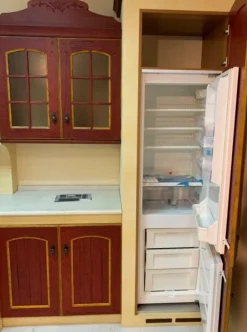 Arrex Cucina rossa classica con isola Morgana- Cucine Ad Isola