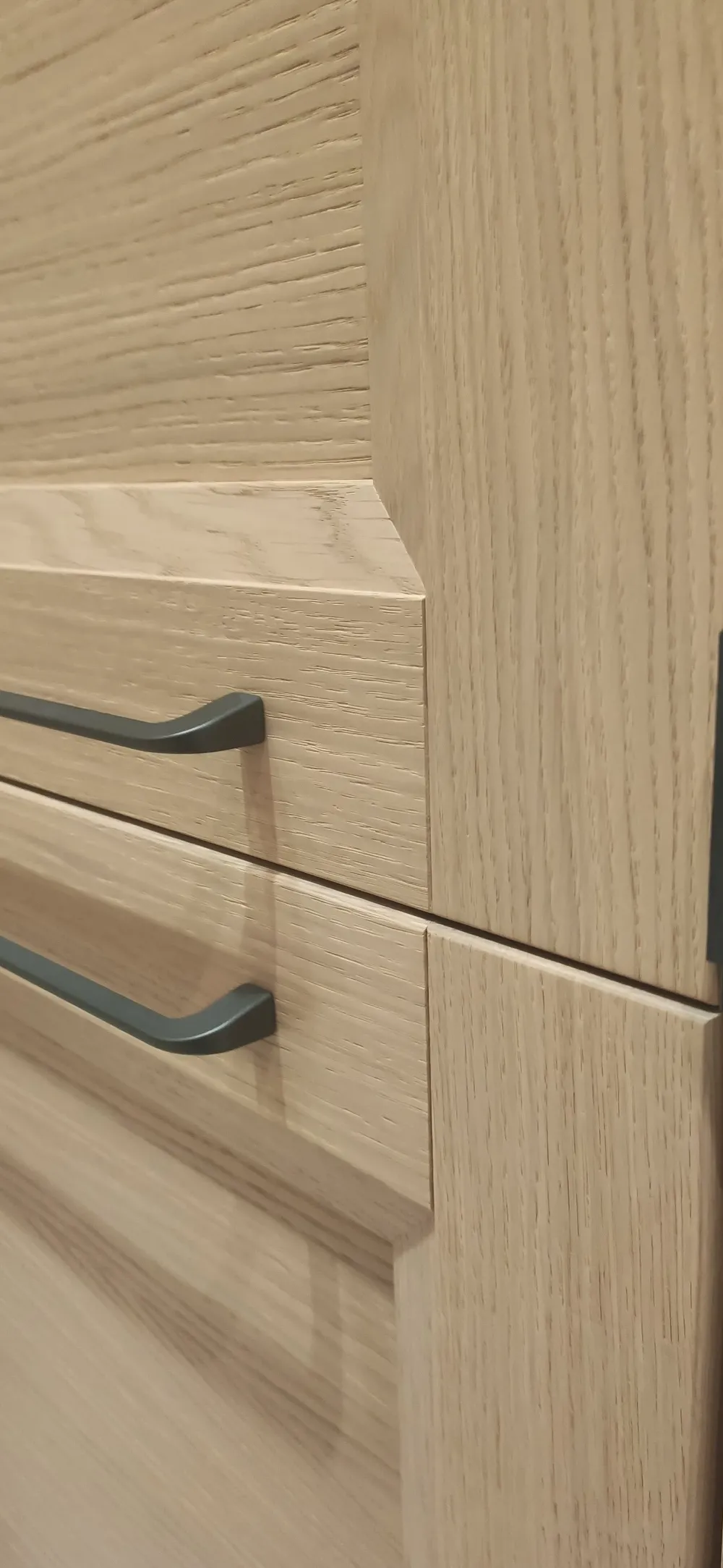 Outlet Cucina rovere chiaro classica lineare Gea in offerta Cucine Lineari