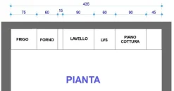 Hot Cucina rovere chiaro design lineare Sp 22   in Offerta Outlet Cucine Lineari|Cucine Design