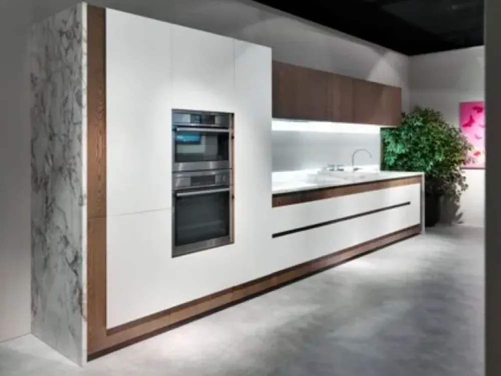 Cucina rovere chiaro design lineare Opera^Tisettanta Hot