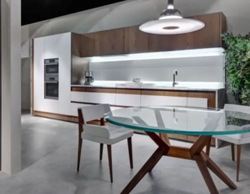 Cucina rovere chiaro design lineare Opera^Tisettanta Hot