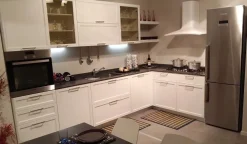 Doimo Cucine Cucina rovere chiaro design ad angolo Vogue - Cucine Ad Angolo|Cucine Design