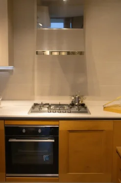 Veneta Cucine Cucina rovere chiaro moderna ad angolo Dialogo- Cucine Ad Angolo|Cucine Moderne