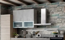 Ar-Due Cucina rovere chiaro moderna lineare Easy mix a soli 4970 Euro- Cucine Lineari|Cucine Moderne