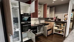 Best Cucina rovere chiaro moderna ad angolo Hilary in Offerta Outlet Cucine Moderne|Cucine Ad Angolo