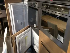 Outlet Cucina rovere chiaro moderna con penisola Comp 3 telaio rovere a soli 9200 Euro Cucine Con Penisola|Cucine Moderne