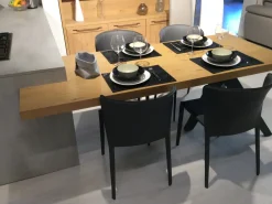 Outlet Cucina rovere chiaro moderna con penisola Comp 3 telaio rovere a soli 9200 Euro Cucine Con Penisola|Cucine Moderne
