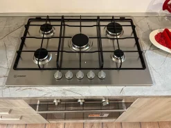 Outlet Cucina rovere chiaro moderna lineare Cucina joy rovere chiaro e bianco in offerta Cucine Lineari|Cucine Moderne